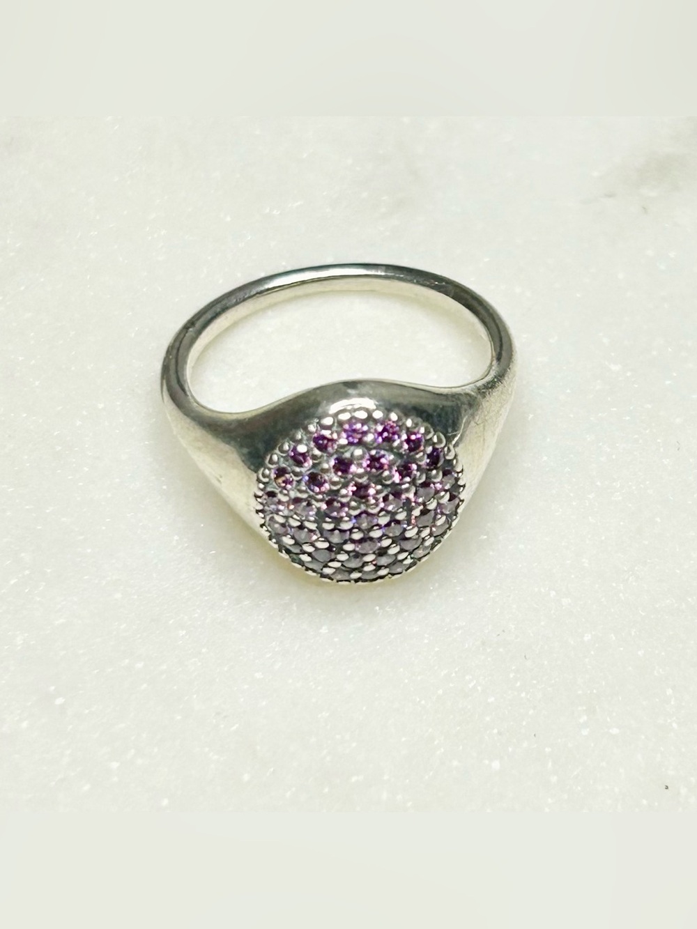 Retired Pandora Circles Ring Sterling Silver Size 5.5